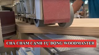 Máy chà nhám cạnh tự động 2 trục Woodmaster | giá tốt nhất thị trường Việt Nam!