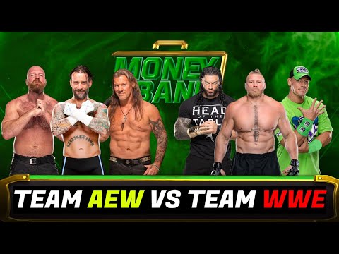 Team AEW Vs Roman Reigns Brock Lesnar & John Cena WWE 2K22