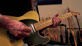 Video thumbnail for 52 MJT Tele Creamy Blues by paulscape72
