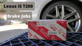 How to change rear brake pads on Lexus Is Fsport 2016