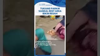 Pemudik Resah, Warga Jadi Tukang Parkir Sandal di Masjid Rest Area Tol Cirebon, Tarifnya Rp 5 Ribu
