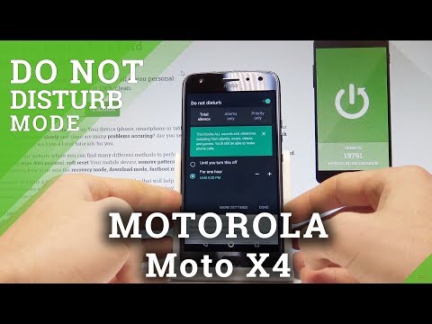 How to Enable Do Not Disturb in MOTOROLA Moto X4 - DND Settings |HardReset.Info