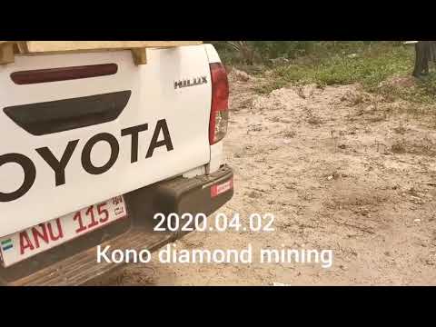 Sierra Leone kono diamond mining