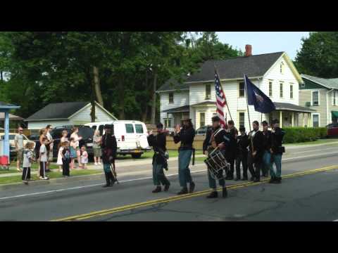 Civil War fife and drum, Caledonia NY parade