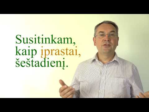Lithuanian Lesson 62 - Adverb (1) - Prieveiksmis