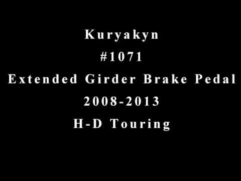 Kuryakyn   Extended Girder Rear Brake Pedal H-D Touring