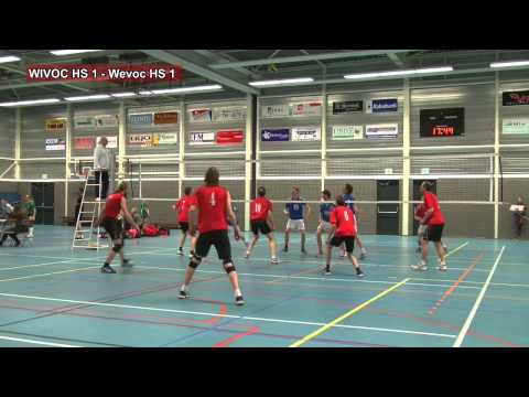 Volleybalwedstrijd WIVOC H1 - Wevoc H1
