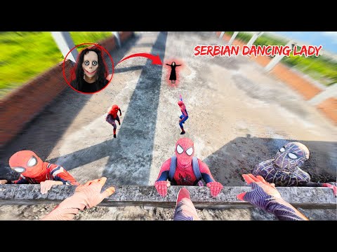 The Confrontation Between Team Spider-Man & Serbian Dancing | Dinosaur Puzzle Mystery (Scary POV)
