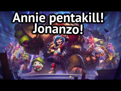 Annie op build insane 1v9 Jonanzo play! Pentakill The legend him self - League of legends season  11
