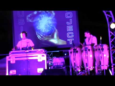 FUSION PROJECT @ NOTTE BIANCA CEREA 2012 parte 1 (Dj Markus & Robby Percussion)
