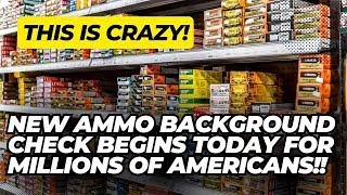 New Ammo Background Check Law Affects Millions