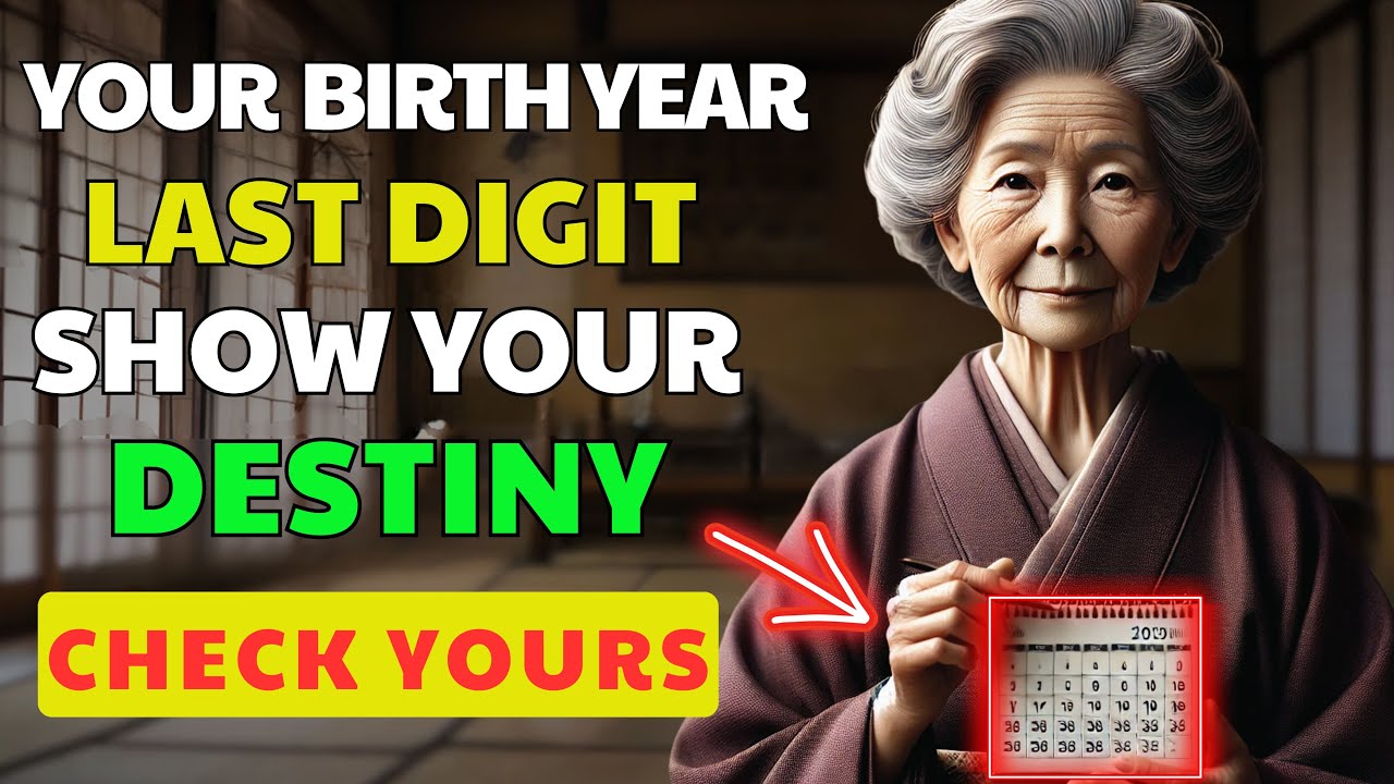 What The Last Digit of Your Birth Year Means, You'll Be SHOCKED ✨Buddhist Teachings