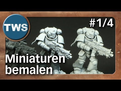 Tutorial: Painting miniatures #1/4 / painting miniatures (Painting figures, tabletop accessories,...