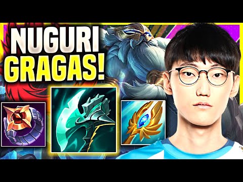 NUGURI IS SO GOOD WITH GRAGAS! - FPX Nuguri Plays Gragas Top vs Gnar! | Season 11
