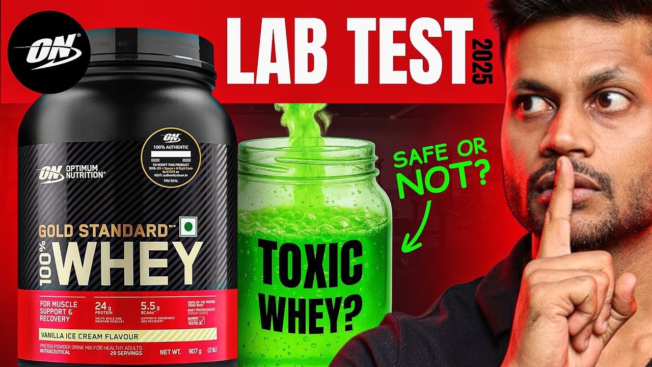 ⚠️ Optimum Nutrition Gold Standard Whey – Lab Tested! 🔬 The Truth Behind Its Chemical Process ⚗️