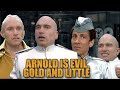 Arnold Schwarzenegger Is Evil Gold And Little Sylvester Stallone