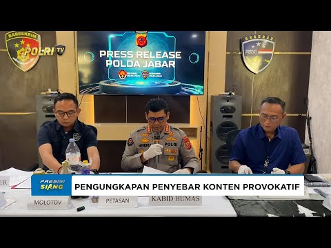 POLDA JABAR AMANKAN 11 TERSANGKA PENYEBAR KONTEN PERMUSUHAN