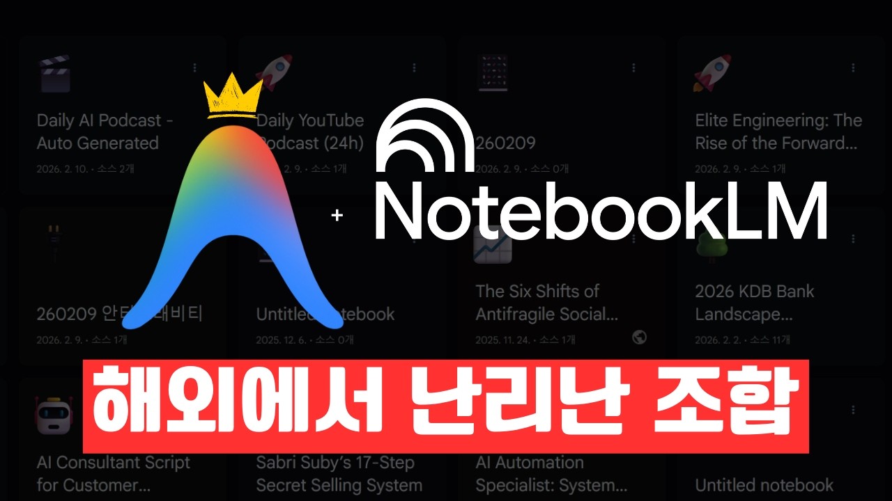 안티그래비티 + 노트북 LM으로 만드는 서브 에이전트