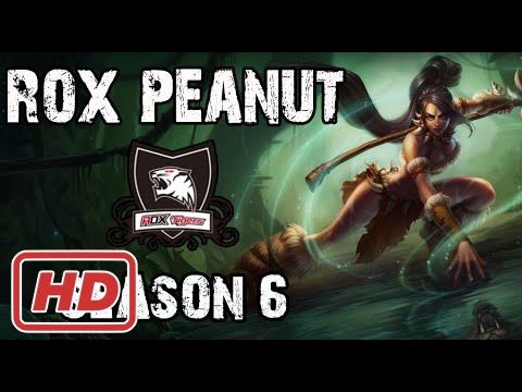 ROX Peanut Nidalee vs Rengar Jungle Ranked Challenger Korea