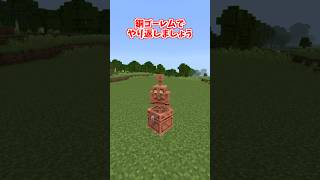 銅ゴーレムを使った最悪のやり返し #minecraft