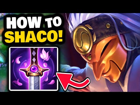 HOW to play SHACO when YOU'RE the only one FED!!!