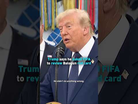 Trump says he asked FIFA to review Balogun red card
