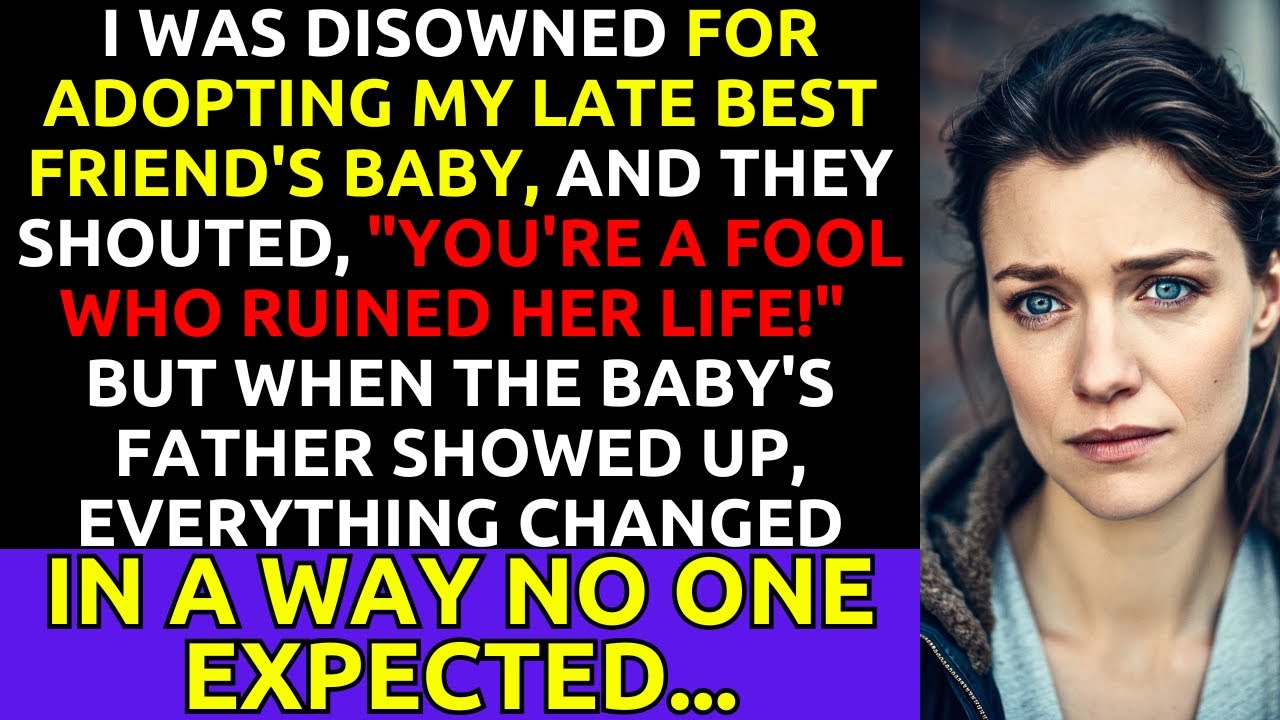 I Was Disowned for Adopting My Best Friend's Baby, but When the Father Showed Up, Everything Changed