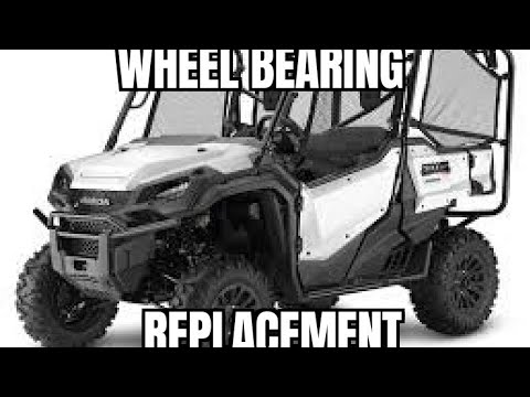 Honda Pioneer 1000 rear wheel bearing replacement
