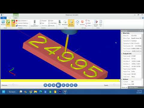 MasterCam X7 How to draw a house sign and Toolpathing