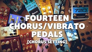 Video thumbnail for 14 Chorus/Vibrato Pedal Shootout (Chorus Setting) by The Pedal Bored