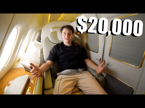 Buying $20,000 FIRST CLASS Airplane Seat at 20 years old!!