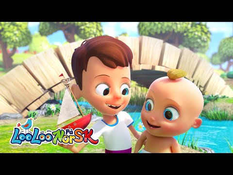 Ro, Ro, Ro din båt | Glade sanger og tegneserier for barn |LooLoo Barnesanger på Norsk