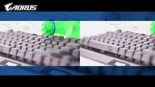 Video 1 of Product Gigabyte AORUS K9 Optical Mechanical Gaming Keyboard