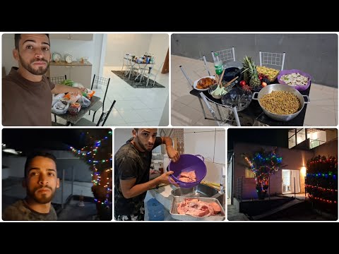 MY FIRST CHRISTMAS DINNER! / WE HAD A FAMILY BARBECUE AND A LITTLE BIT OF EVERYTHING!