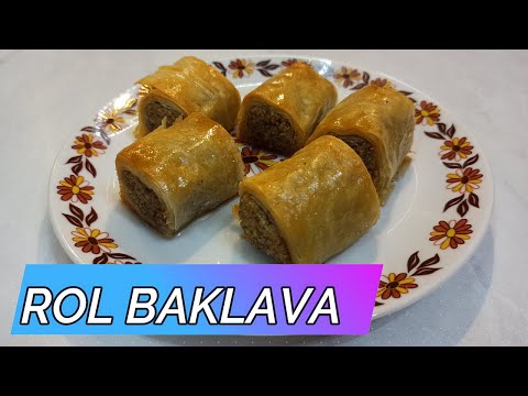 Rolled baklava