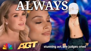 Download lagu American Auditions | Bon Jovi's song makes judges cry, Filipino contestant, powerfull renditions AGT mp3 Download lagu American Auditions | Bon Jovi's song makes judges cry, Filipino contestant, powerfull renditions AGT mp3