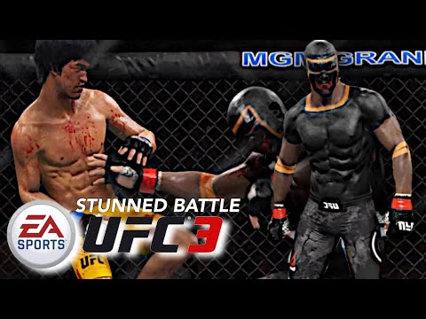 BRUCE LEE vs WARS MAN (Mechanics Superman|Kinniku man) EA sports UFC3