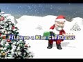 Elvis Presley - Blue Christmas KARAOKE 