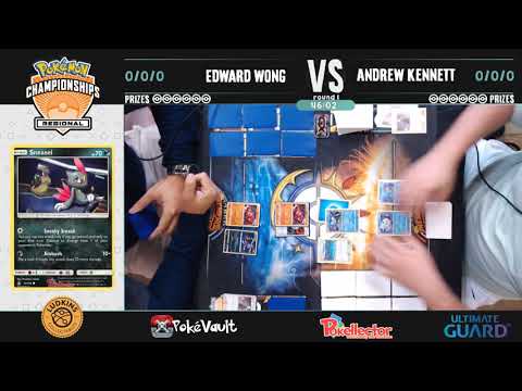 Pokemon TCG R1 - Edward Wong VS Andrew Kennett - Memphis Regionals
