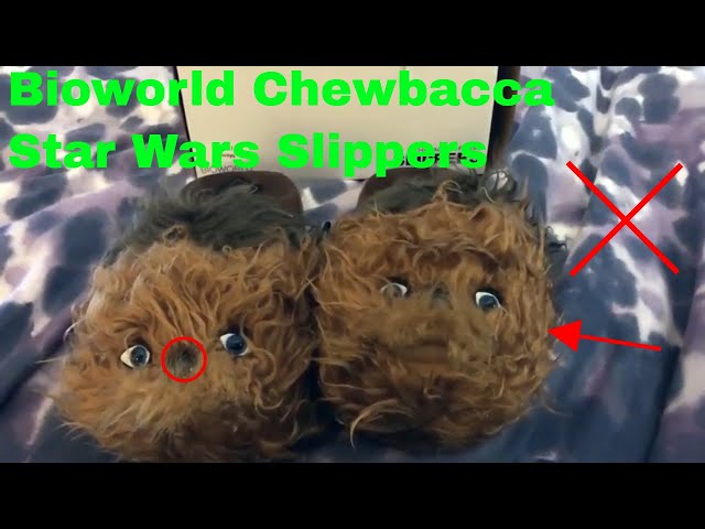 Vídeo relacionado con Star Wars Pantuflas verdes unisex para adultos de Grogu esponjosas con orejas 3D para fans de la película | Cómodas pantuflas para estar en casa | Calzado de personajes para noches relajantes