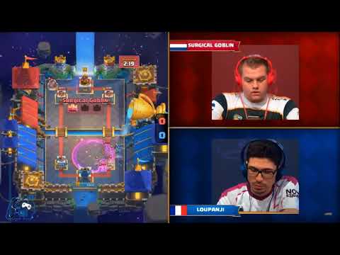 Surgical Globin vs Loupanji - Crown Championship  Finales de Otoño 2017 - CLASH ROYALE ESPAÑOL