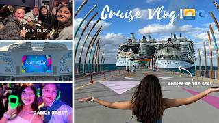 Cruise Vlog!🌊✨| Ocean Views, Good Food & Chaos🙃