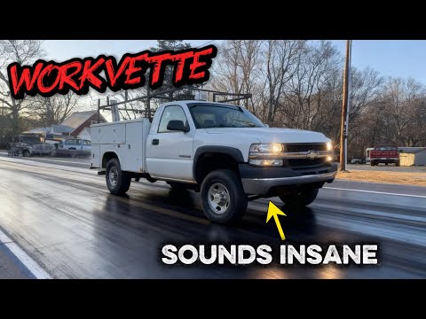 MAKING MY CAMMED WORK TRUCK SOUND LIKE A CORVETTE!!!