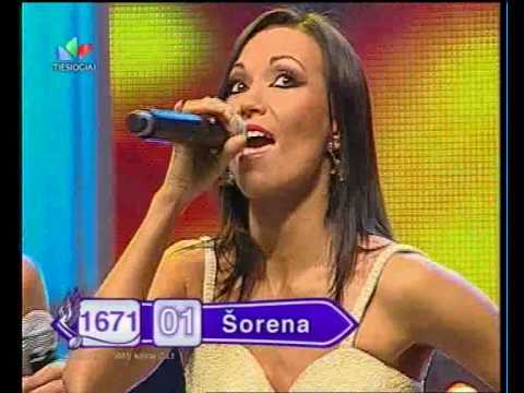 Shorena from Georgia in Lithuanian music show