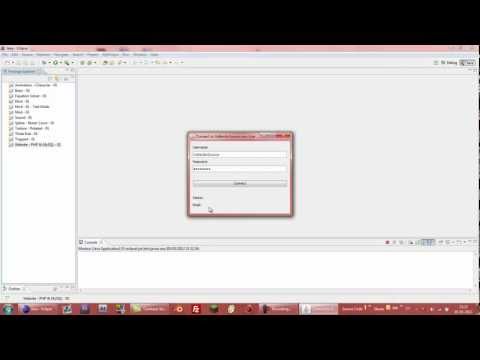 Java Login System Using Website Database