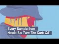 Every Sample From Howie B's Turn The Dark Off