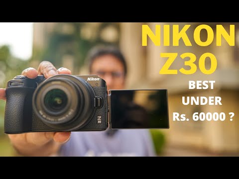 Black Z Mount Nikon Z30 Mirrorless Camera with 16-50mm and 50