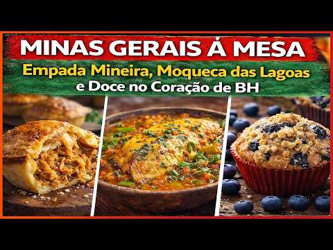 MINAS GERAIS À MESA: Empada Mineira, Moqueca das Lagoas e Doce no Coração de BH