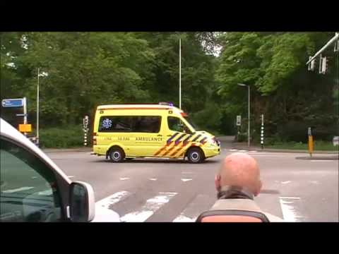 Ambulance 10-190 Alkmaar met spoed naar het Medisch Centrum Alkmaar