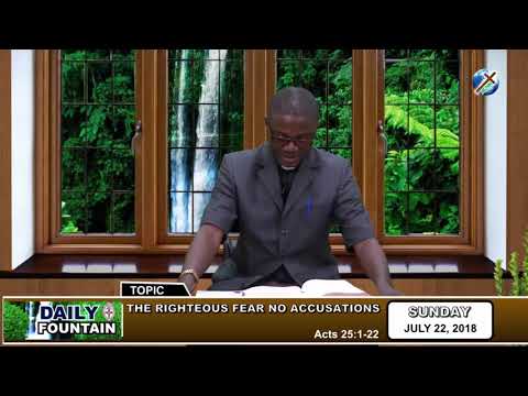 DAILY FOUNTAIN OF JULY 22, 2018 - VEN. CHRIS OGBODO